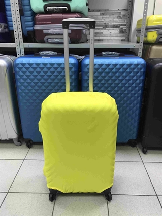 Чехол для чемодана 47 желтый однотонный L / L+