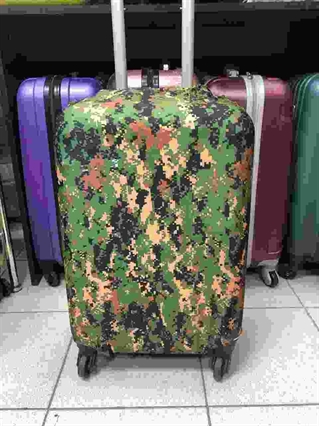 Чехол для чемодана 121 камуфляж S/ S+