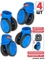 Съемное двойное колесо (синий) 4шт 3997(4)