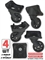 Комплект колес Для Чемодана Am.Tourister, Samsonite 149 R / 149 L левое+правое 4шт 2790(2)+2791(2)