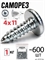 Саморез 4x11мм (1кг, ~600шт) 4070(1kg)